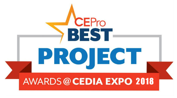 CE Pro Best Project CEDIA Expo 2018
