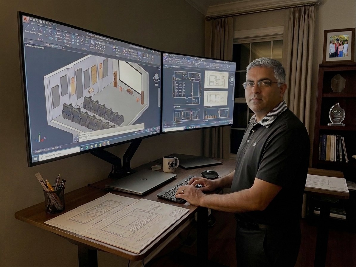 Home Cinema Group designer at work
